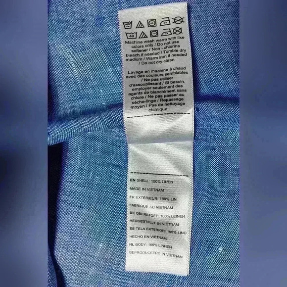 Untuckit 💯 Linen Short Sleeve button down shirt.Relaxed Fit Men's size XL - Picture 6 of 7